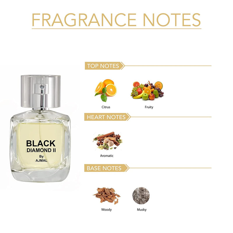 Ajmal Black Diamond Ii Eau De Parfume 100ML For Men