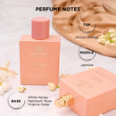Bella Vita Organic Glam Perfume for Women Fresh and Romantic, 100 ml