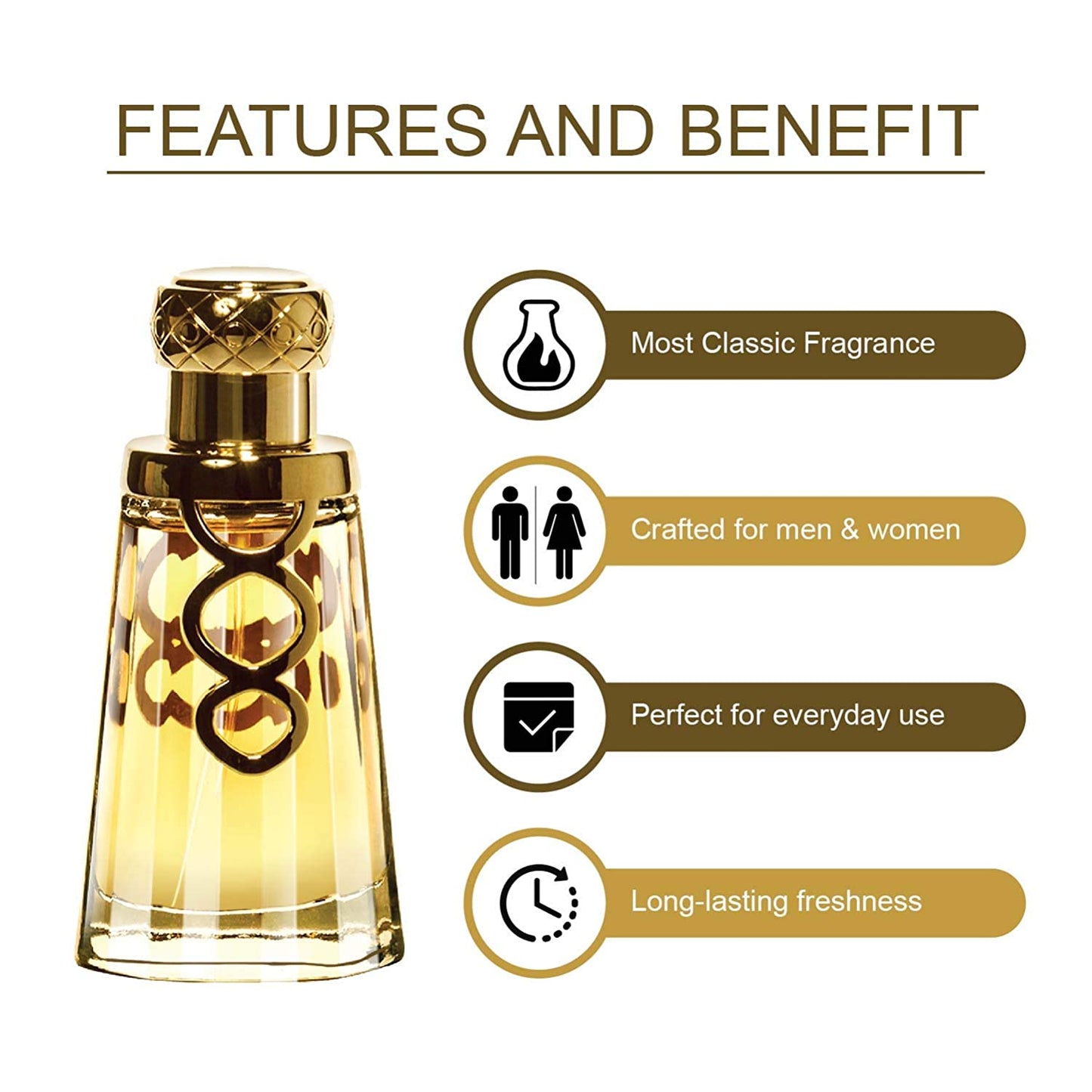 Ajmal Khallab EDP Woody Oudh Perfume 50ml for Unisex and Asher Concentrated Perfume Oil Oriental Alcohol-free Attar 12ml for Unisex