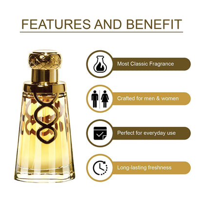 Ajmal Khallab EDP Woody Oudh Perfume 50ml for Unisex and Asher Concentrated Perfume Oil Oriental Alcohol-free Attar 12ml for Unisex