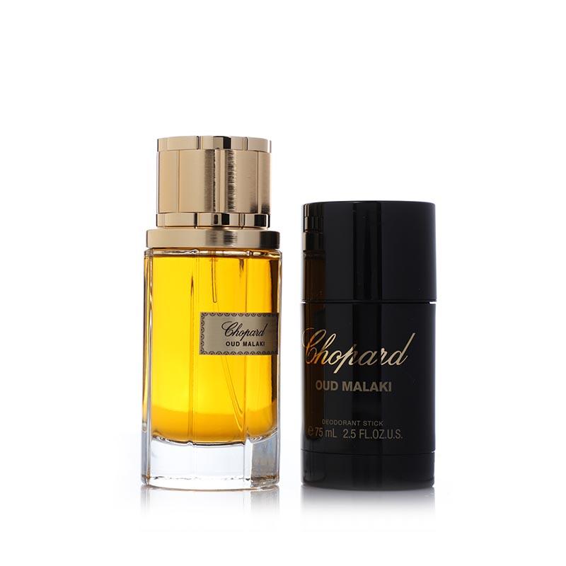 Chopard Men's Oud Malaki Eau De Parfum, 80 ml + Deodorant Stick, 75 ml Gift Set