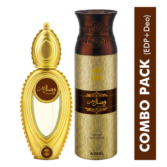 Ajmal Wisal Dhahab EDP and Wisal Dhabab Deodorant for Men