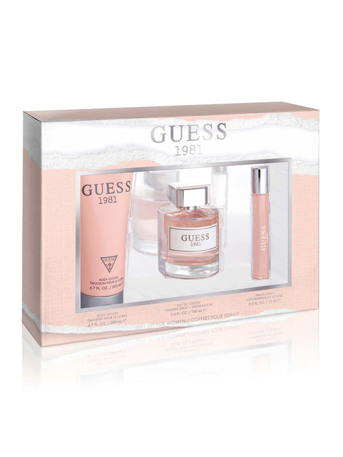 Guess 1981 EDT + Girl Spray EDT + Girl Body Lotion Combo Set - Pack of 3