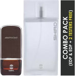 Ajmal Aristocrat EDP 75ml for Men and Shiro EDP Citrus Spicy Perfume 90ml for Men Eau de Parfum - 165 ml  (For Men)