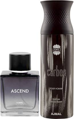 Ajmal Ascend EDP 100ML & Carbon Deodrants 200 ML for Men & Women