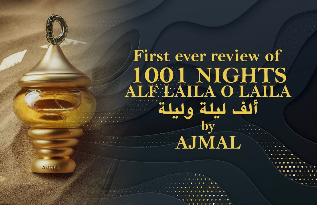 Ajmal 1001 Nights Attar, Spicy & Oudh Fragrance, Unisex Non-Alcoholic, Long Lasting Oil Attar, 30ml